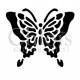 Papillon Demi n°2021 pochoir pour tatouage temporaire