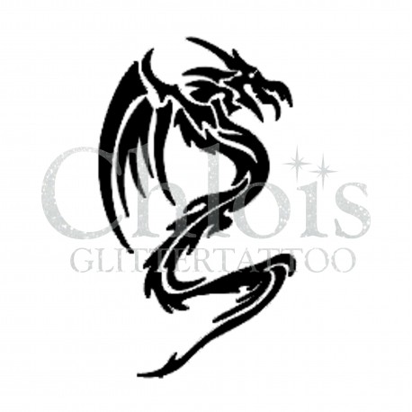 Dragon n°2508 tatouage temporaire
