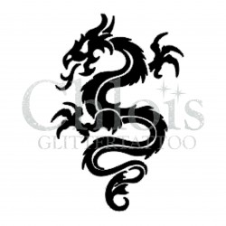 Dragon "S" n°2509 tatouage temporaire