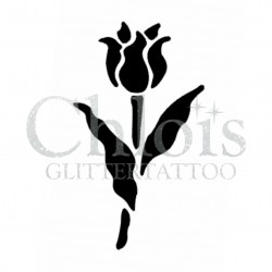Tulipe n° 3001 pochoir pour tatouage temporaire
