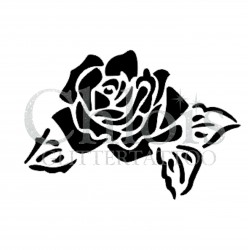 Rose Diana n° 3003 pochoir pour tatouage temporaire