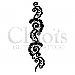 Henna Flower n° 3006 pochoir pour tatouage temporaire