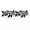 Bracelet de Roses n° 3018 pochoir pour tatouage temporaire