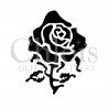 Rose Fenne n° 3027 pochoir pour tatouage temporaire