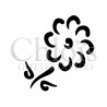Fleur n° 3028 pochoir pour tatouage temporaire