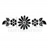 Bracelet de fleurs n° 3029 pochoir pour tatouage temporaire