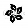 Fleur n° 3031 pochoir pour tatouage temporaire