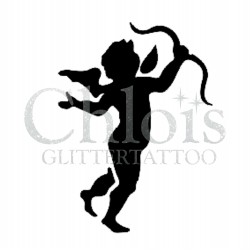 Cupidon n°3500 pochoir pour tatouage temporaire