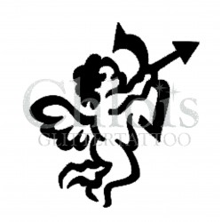 Cupidon n°3503 pochoir pour tatouage temporaire