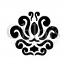 Curly Ornament n°4021 - pochoir tatouage éphémère
