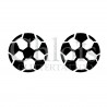 Ballons de foot n°6500 tatouage temporaire
