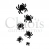 Araignées n°8405 pochoir pour tatouage d'halloween