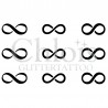 Stencils multi n° 9411 signe de l'infini