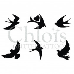Oiseaux n° 9170 tatouages d'oiseaux