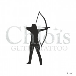 Archer N°6543 pochoir chloïs Glittertattoo pour tatouage temporaire