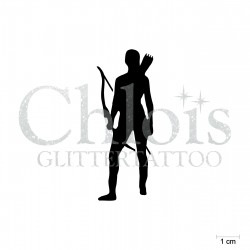 Archer N°6544 pochoir chloïs Glittertattoo pour tatouage temporaire
