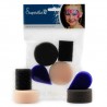 Eponges mixtes en lot de 4