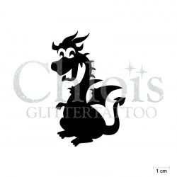 Dragon N°2516 pochoir chloïs Glittertattoo pour tatouage temporaire