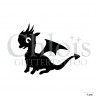 Pochoir tatouage temporaire dragon - 2517