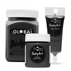 Peinture liquide noire Global Colours 45ml
