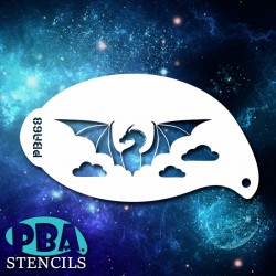 Pochoir PBA n°68 - Dragon avec nuages