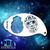 Pochoir tête de mort Mexicaine Sugar skull
