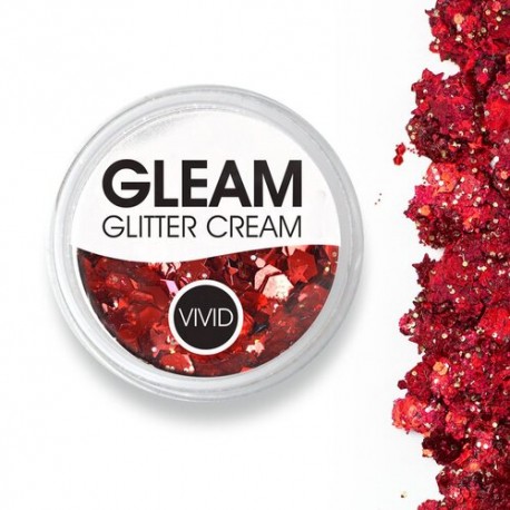 Gleam Glitter Cream Vivid - Cardinal