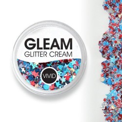 Gleam Glitter Cream Vivid - Red White & Boom