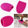 Brush Egg accessoire nettoyage pinceaux de maquillage silicone