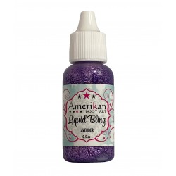 Amerikan Body Art Liquid Bling Gel Paillette Lavender visage corps