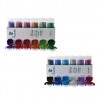 Assortiment paillettes fines cosmétique