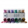 Pack de 6 grosses paillettes Crazy Chunky Glitter Mix Superstar