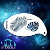 Pochoirs feuilles tropicales - PBA72
