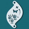 Stencil papillons fleurs Superstar 77008