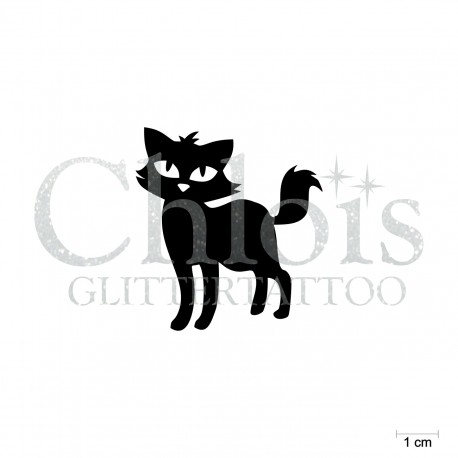 Pochoir tatouage chaton Chloïs n° 1016