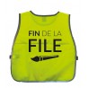 Gilet fin de la file Jaune fluo