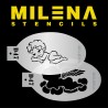 Pochoir ange D47 - Milena Potekhina