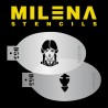 Pochoir Mercredi Addams D55 - Milena Potekhina