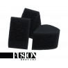 Eponges pétales noires pack de 3 - Fusion