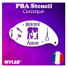 Pochoir Mercredi Addams - PBA 115