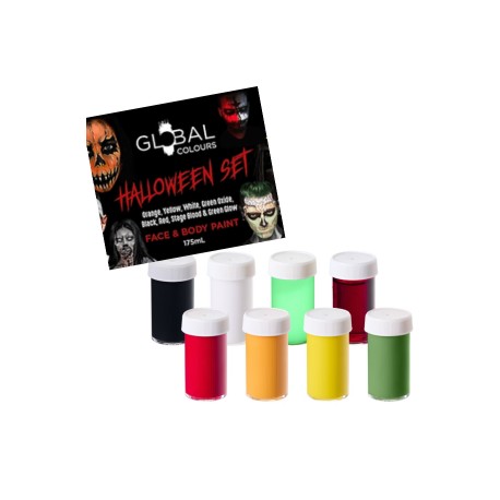 Kit de maquillages professionnel Halloween Set Global Colours