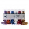 Assortiment de grosses paillettes cosmétique