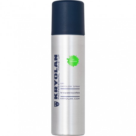 Spray vert fluo UV pour cheveux Kryolan