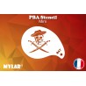 Pochoir Mylar pirate PBA47
